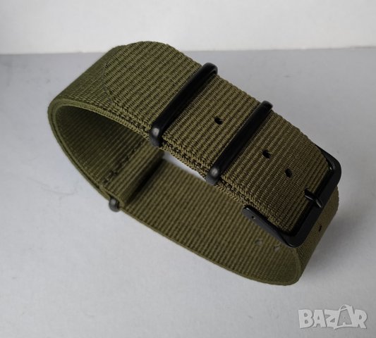 Текстилна каишка 24мм Нато Nato, снимка 3 - Каишки за часовници - 30864068