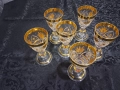 Сервиз с позлата( за ракия/аперитив), снимка 3