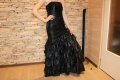 Дълга черна бална рокля, снимка 4