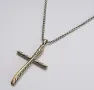 David Yurman оригинално колие кръст, снимка 1