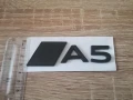 черен гланц емблема Audi A5 нов стил, снимка 5