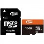 ФЛАШ КАРТА SD MICRO 16 GB "TeamGroup" клас 10 Secure Digital CL10, снимка 1 - USB Flash памети - 32200188