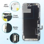 LCD екран за iPhone 12/12Pro 6.1 инча - дигитайзер за сензорен дисплей с пълен комплект инструменти, снимка 5
