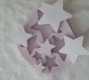 Звезда Звезди различни размери силиконов молд форма фондан гипс калъп шоколад декор, снимка 1 - Форми - 38276603