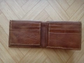 Нов кафяв мъжки кожен портфейл, портмоне от естествена кожа, снимка 3