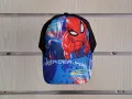 Нова детска шапка с козирка СпайдърМен (SpiderMan) в черен цвят, снимка 3
