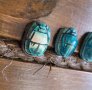 Скарабеи,египетски ,старинен,автентичен,тюркоаз, снимка 13