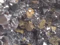 №191, Двулицева друза Сфалерит, Халкопирит,Пирит и Галенит, сКристали, Минерали, Родопи, Bgminerals,, снимка 6