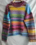 Страхотен цветен пуловер Dilvin KNIT, снимка 2
