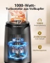 Нови-Блендер 1000W + 2 чаши 600ml + подарък ножове (8 части), снимка 3
