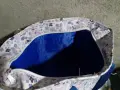 Бутикова Чанта 46х34 см естествена кожа и плетени нишки от промазан плат дебела и друга 34х29х13см, снимка 17