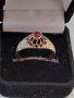 Стар Руски дамски златен пръстен с натурален рубин/злато 14 карата/, снимка 1 - Пръстени - 39617139