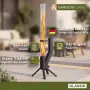 GARDENFLARE Classic Fire Tube - Ракетна печка от неръждаема стомана за градина, черна, снимка 2
