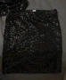 Дамски черен комплект с пайети, снимка 4