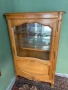 Дървена антикварна витрина, снимка 1