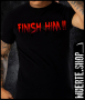 Тениска с щампа FINISH HIM MK, снимка 1 - Тениски - 36379507