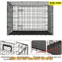 Голяма метална клетка за домашни любимци - размер 107*71*77 см - КОД 4484, снимка 3