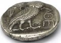 Монета Тетрадрахма - Богиня Атина Палада - РЕПЛИКА, снимка 3