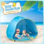 Ocean World Бебешка плажна палатка с басейн 3-48 месеца (UV защита - синя), снимка 6