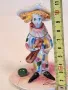 италианска порцеланова фигурка клоун Арлекин Gilde Cosaro, снимка 7