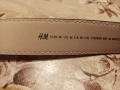 H&M Нов Красив Дамски Кожен Колан М/115см., снимка 6