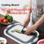 Мултифункционална 3 в 1 сгъваема кухненска дъска - купа - гевгир за дома и пикника - КОД 3867, снимка 8