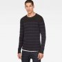 G-STAR Dadin stripe r knit l/s - страхотен мъжки пуловер, снимка 1 - Пуловери - 31400170