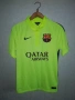 Barcelona Neymar Jr Nike оригинална тениска фланелка Неймар Барселона трети екип 2014/2015 , снимка 2