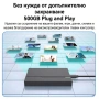 Външен хард диск TOSHIBA 500GB Type-C USB 3.1 Преносим HDD 2.5 Инча Refurbished SSD, снимка 3