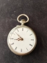 Швейцарски джобен часовник с посребрени капаци - ПЕРФЕКТЕН, снимка 2