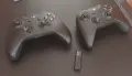 Комплект 2 бр. Xbox One контролери + Оригинален USB адаптер за PC, снимка 1
