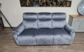 Сив диван тройка от плат плюш, снимка 7