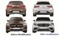 Боди кит C63 AMG за Mercedes GLC C253 купе 2015–2019, снимка 2