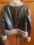 Яке от естествена кожа и естествен косъм, снимка 3