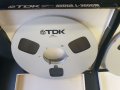 Лот от две 26,5см 10,5" метални магнетофонни ролки TDK. В много добро състояние. С ленти и кутии. Ко, снимка 6