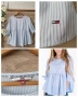 Нова лятна блуза бяло и синьо райе TOMMY HILFIGER , снимка 1