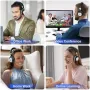 Нови Професионални безжични слушалки с микрофон за работа и Zoom, снимка 7