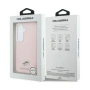 Оригинален кейс Karl Lagerfeld Saffiano KC Metal Logo MagSafe, За Samsung Galaxy S26, Розов и Потект, снимка 5