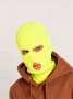 Зимна шапка маска - Yellow Neon Balaclava, снимка 2
