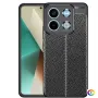 Xiaomi Redmi Note 13 5G Удароустойчив Litchi Skin Калъф и Протектор, снимка 1