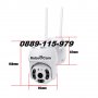 РОБОКАМ 8 ЛЕД безжична WiFi въртяща FULLHD Камера за външен монтаж 5mpx видеонаблюдение, снимка 2