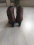 Дамски обувки естествена кожа на ток Сара пен, снимка 4