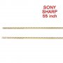 LED STRIP SONY / SHARP 55" SYV5541 YLS_HRN55_7020_REV2 64LED 600MM, снимка 5