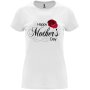Нова дамска тениска Happy Mother's Day в бял цвят, снимка 1 - Тениски - 44489493