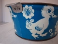 Стара ламаринена играчка корито, снимка 2