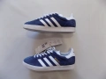 нови кецове adidas gazelle сникърси маратонки обувки мъжки дамски сини оригинални велурени номер 42, снимка 3
