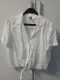 H&M - Бяла дамска риза с къс ръкав , снимка 1