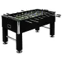 vidaXL Футболна маса, стомана, 60 кг, 140x74,5x87,5 см, черна（SKU: 91438）, снимка 1