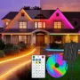 Соларна LED лента 10 м, 640 LED, IP65, снимка 1