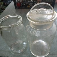 Стъклени буркани, петлитрови, снимка 1 - Други стоки за дома - 42612341